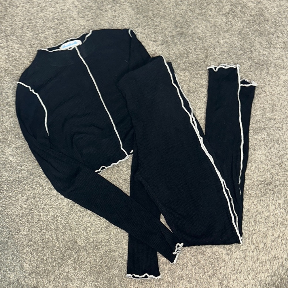 Black two piece set